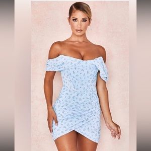 House of CB Luna light blue corset dress